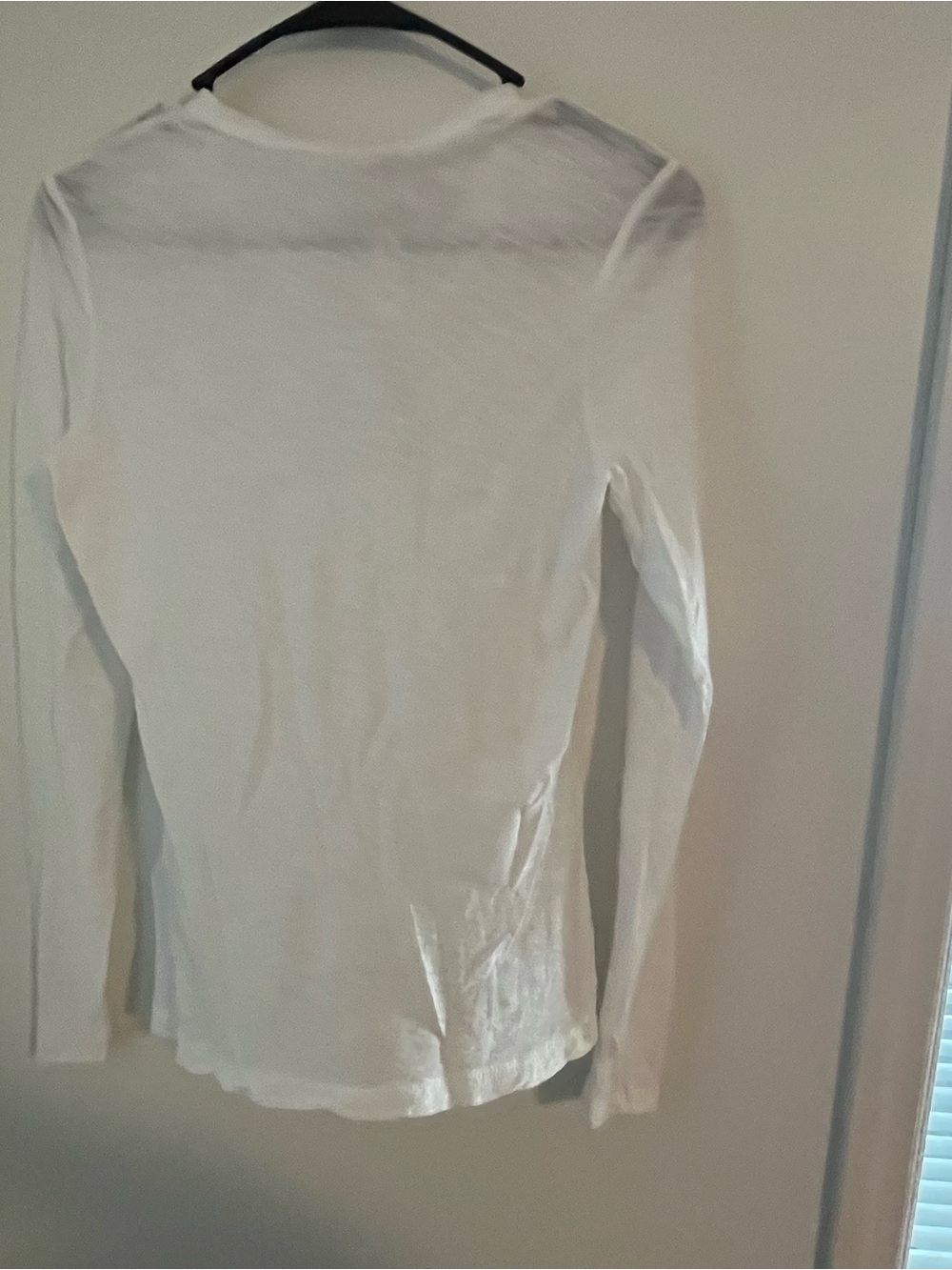 James Perse Lightweight White Long-Sleeve Tee - Picture 2 of 7